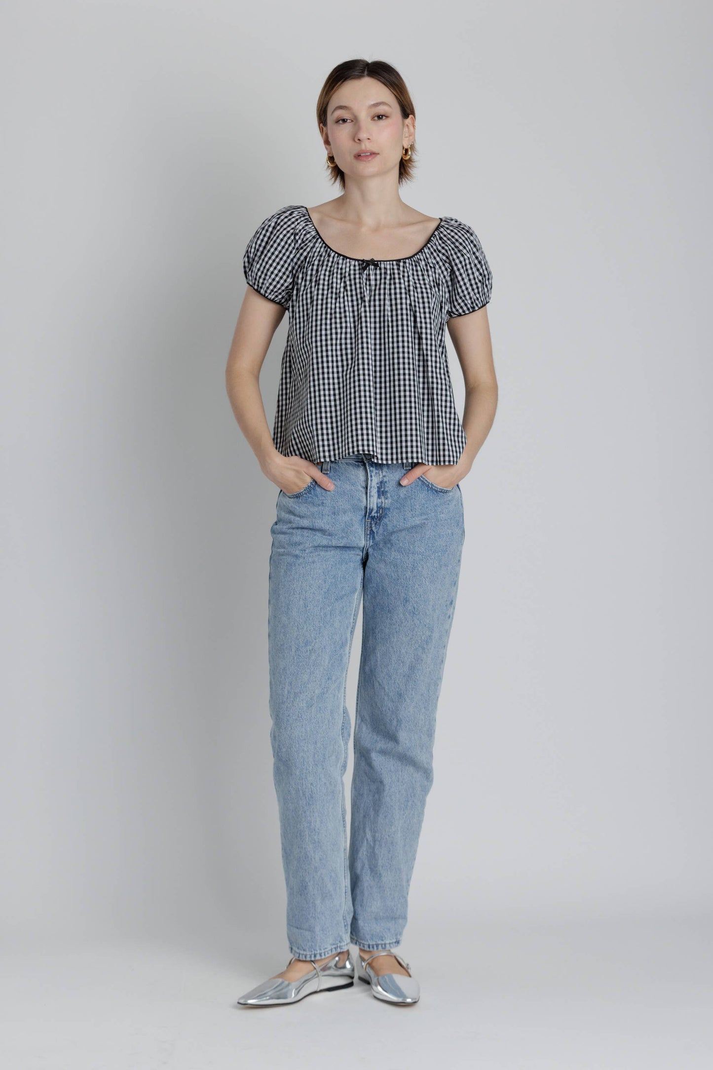 Gingham Picnic Top