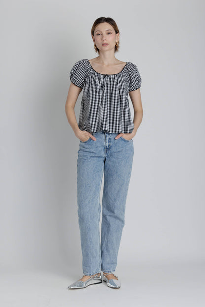 Gingham Picnic Top