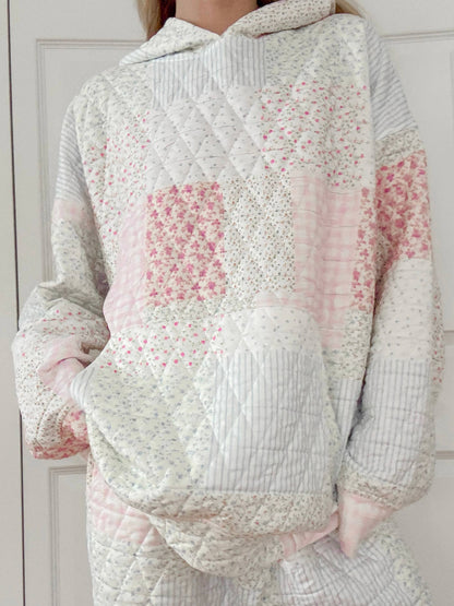 Quilted Pastel Hoodie PRE ORDER