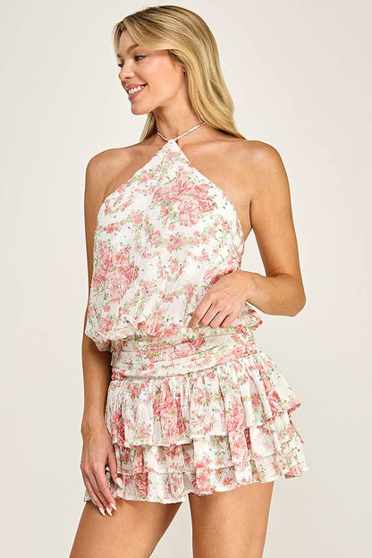 Summer Nights Halter Romper