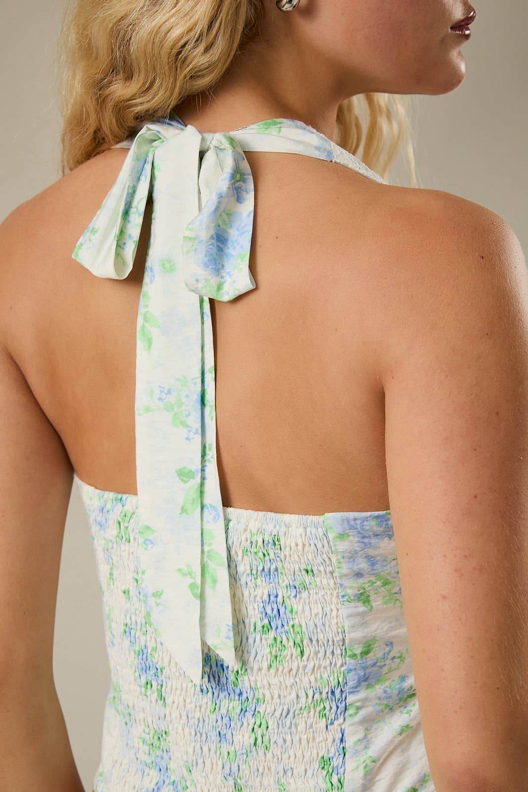 Seabreeze Sweetheart Halter Skirt Set