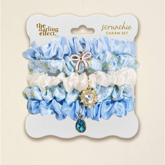 Scrunchie Charm Set–Oh So Fancy Blue