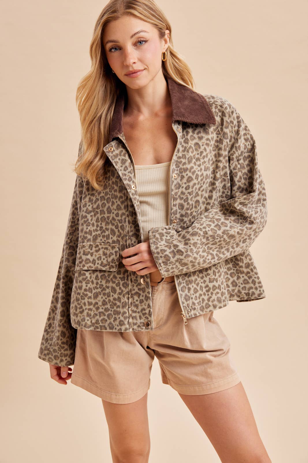 Ashby Leopard Barn Jacket