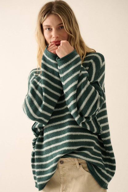 Cali Textured Knit Oversized Sweater