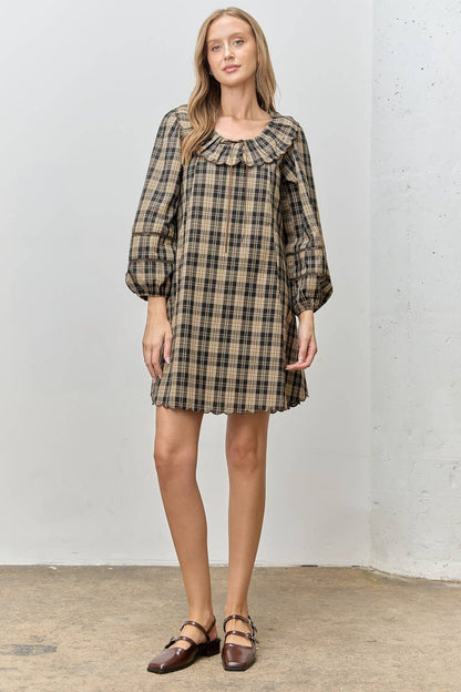 Holly Pine Cottage Plaid Dress