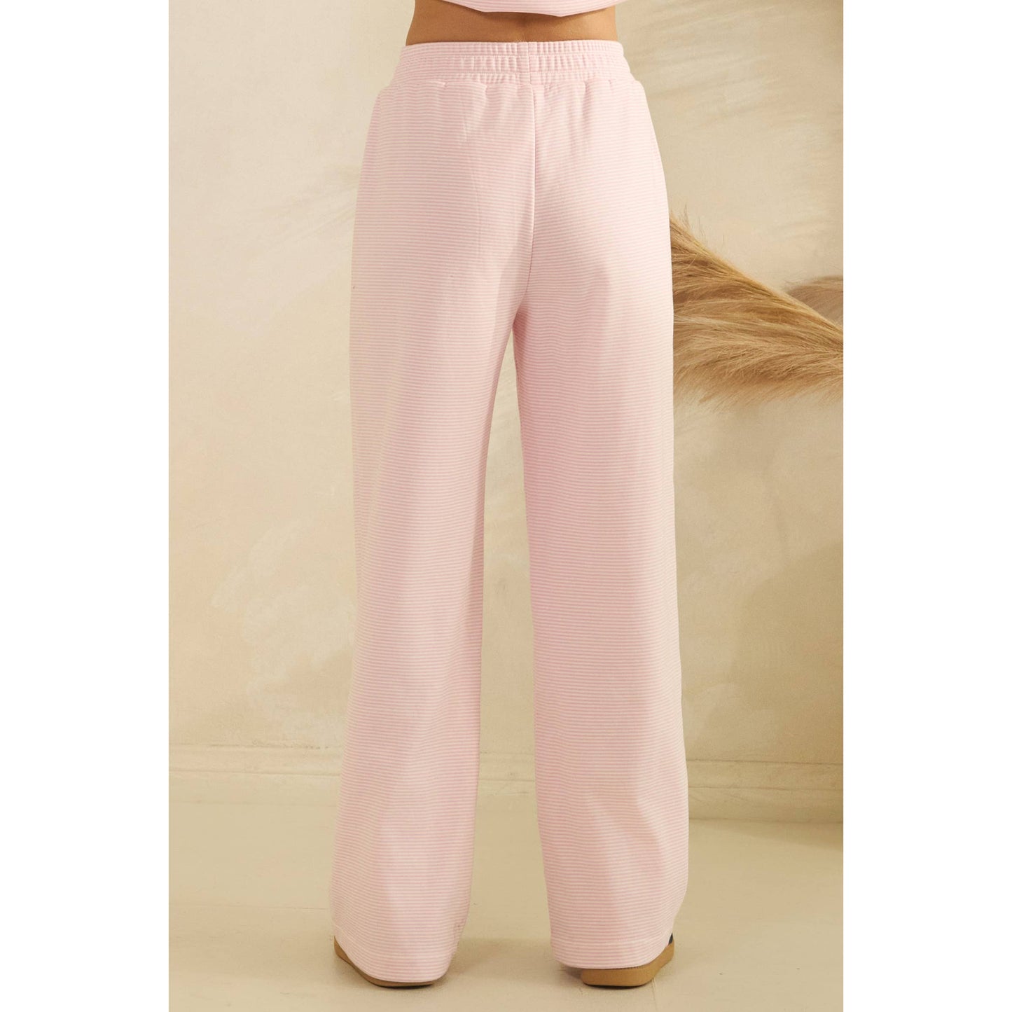 Bloom & Blush Striped lounge pants