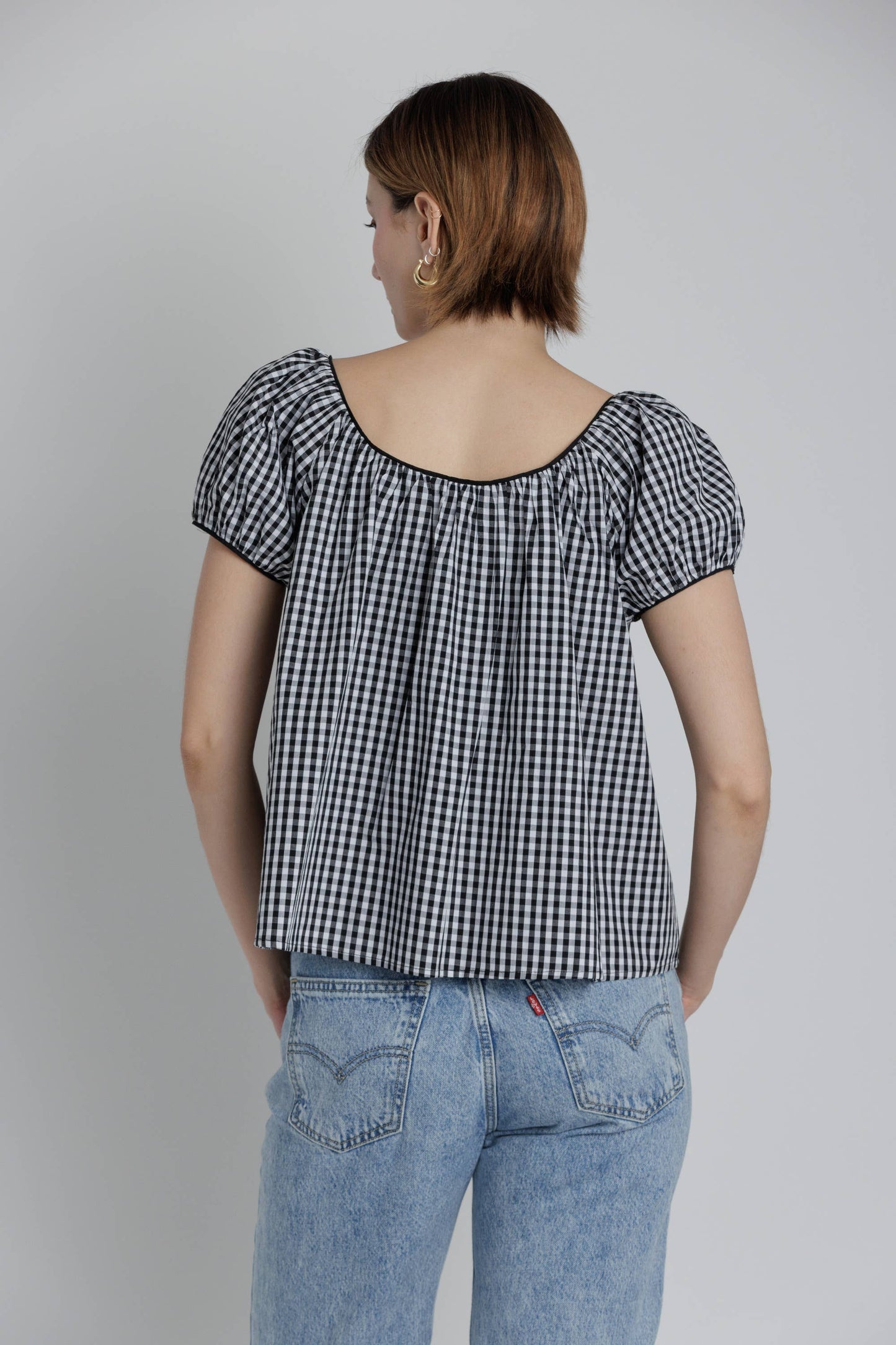 Gingham Picnic Top