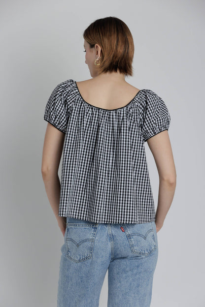 Gingham Picnic Top