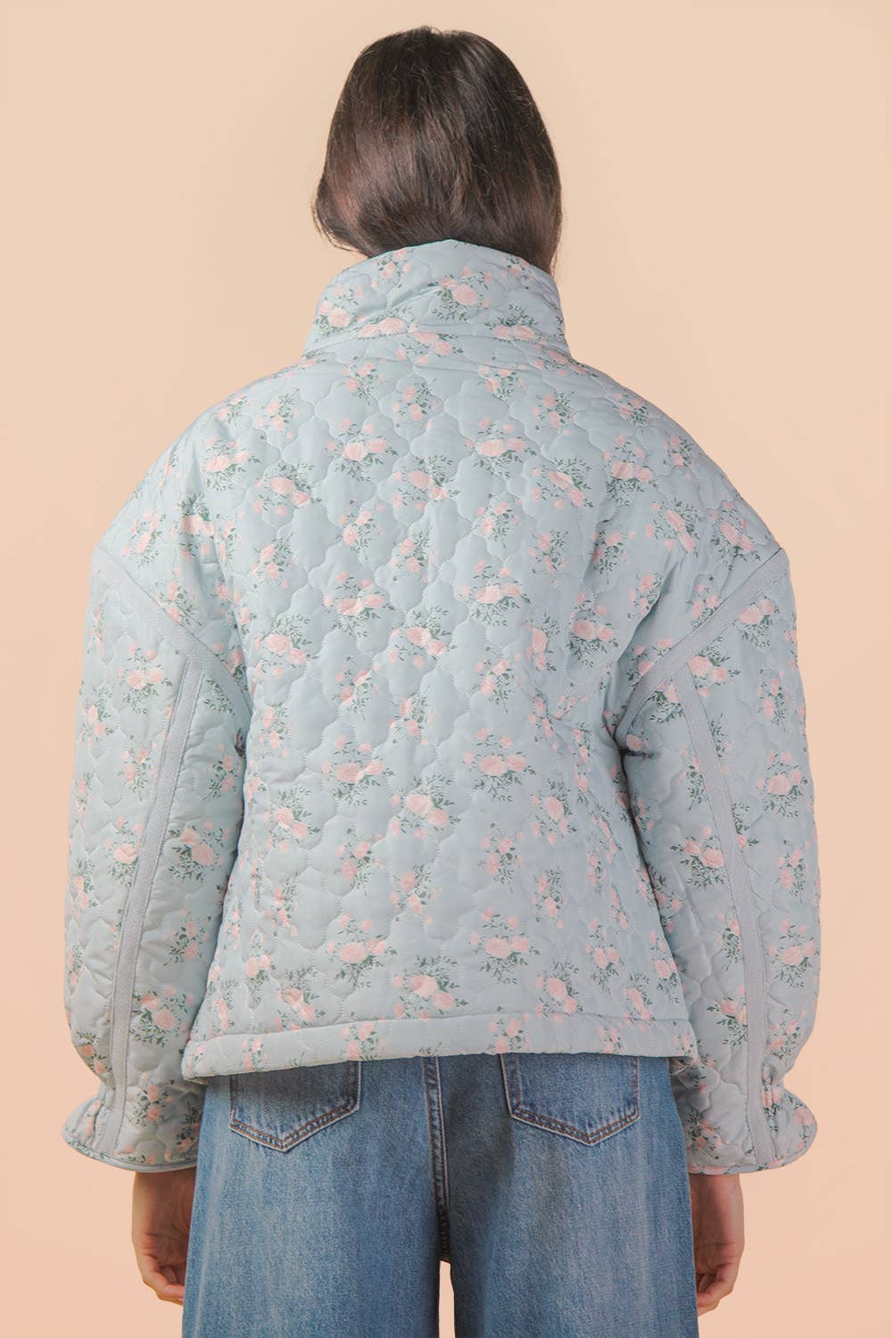 Snow Angel Floral Quilted Jacket DOORBUSTER