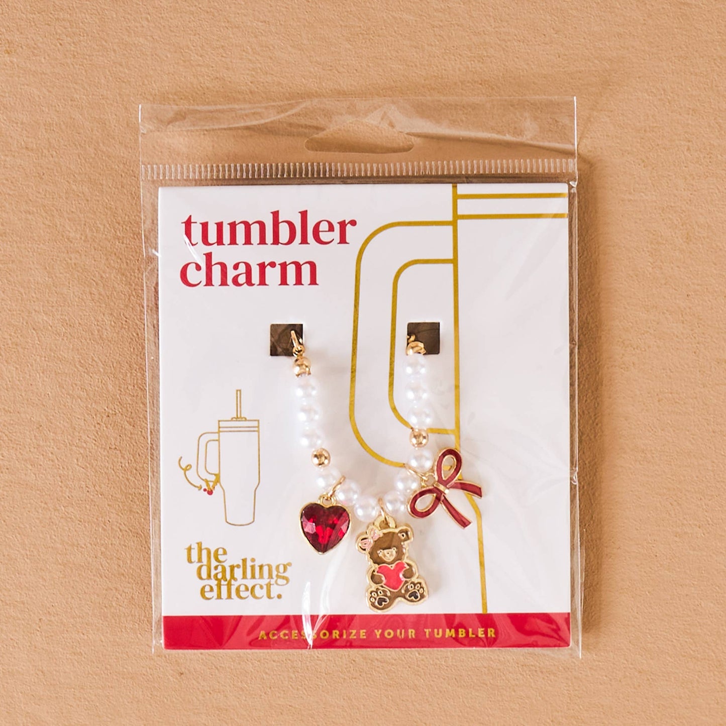 Tumbler Charm-Cuddle Cub