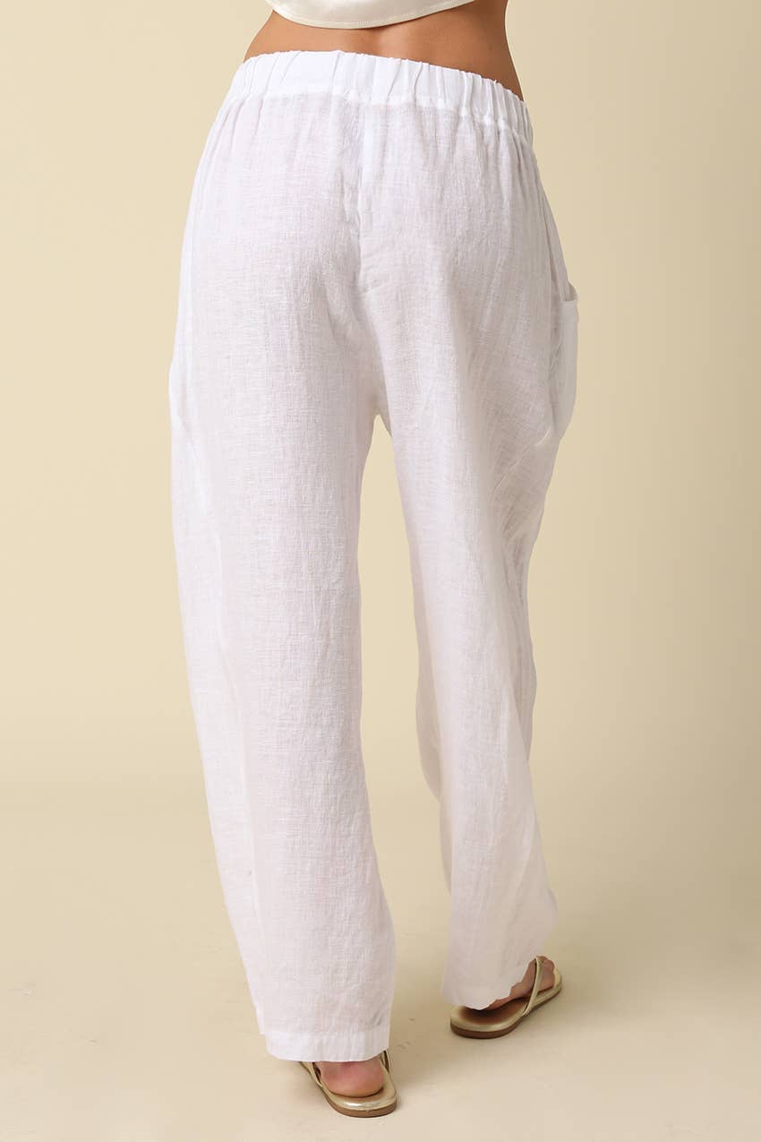 Hamptons Relaxed Linen Pants