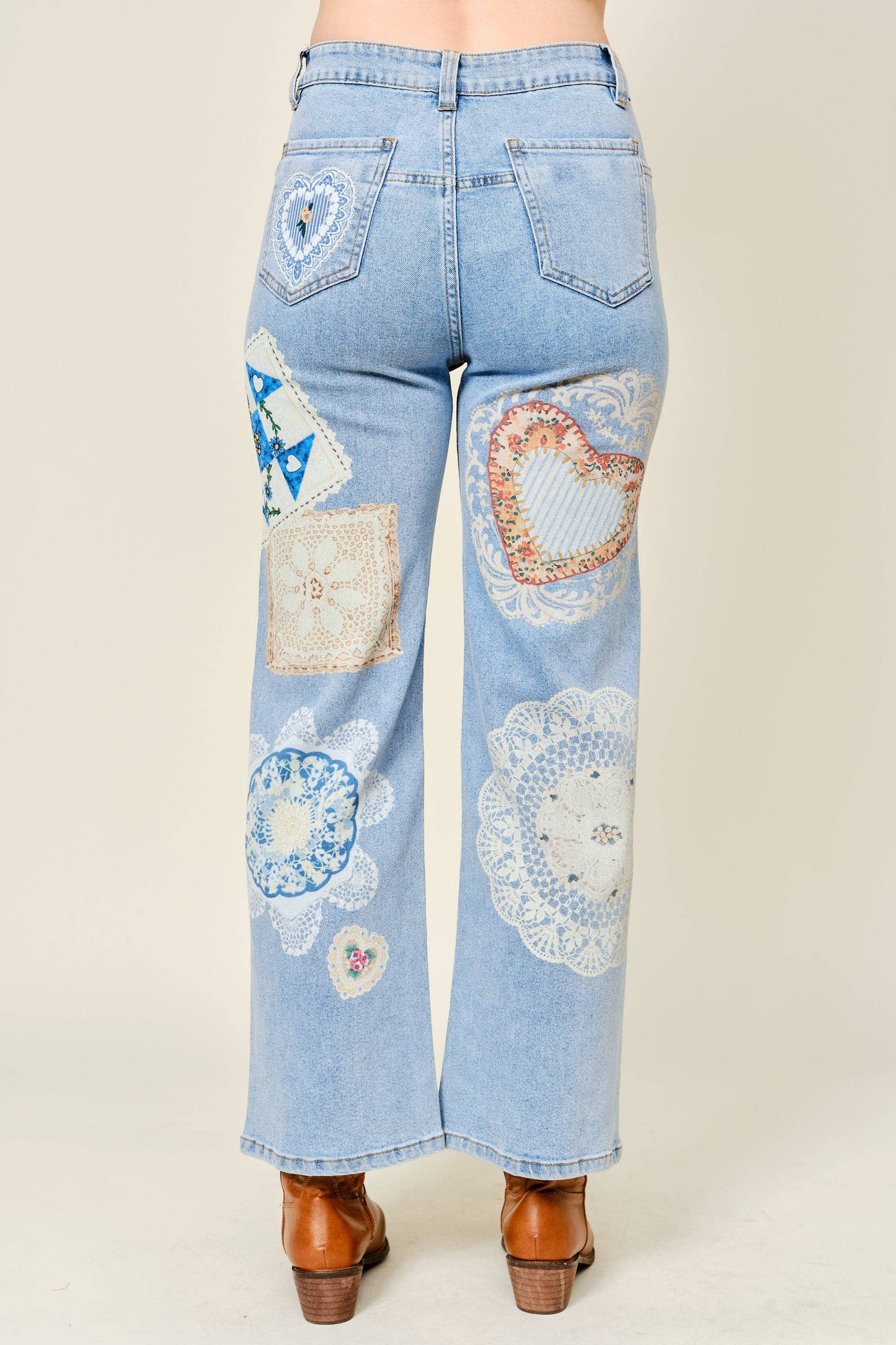Berry Sweet Patch Jeans RESTOCK