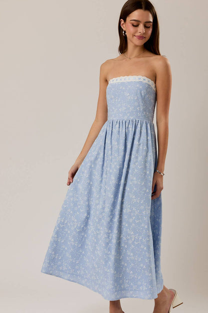 Blueberry Pie 🥧 Midi Dress