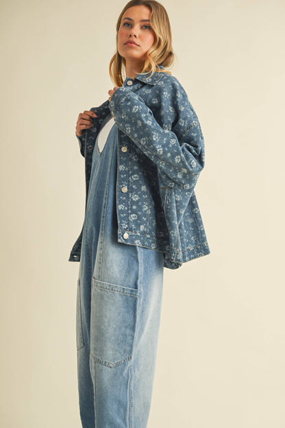 Denim Bloom Jacket