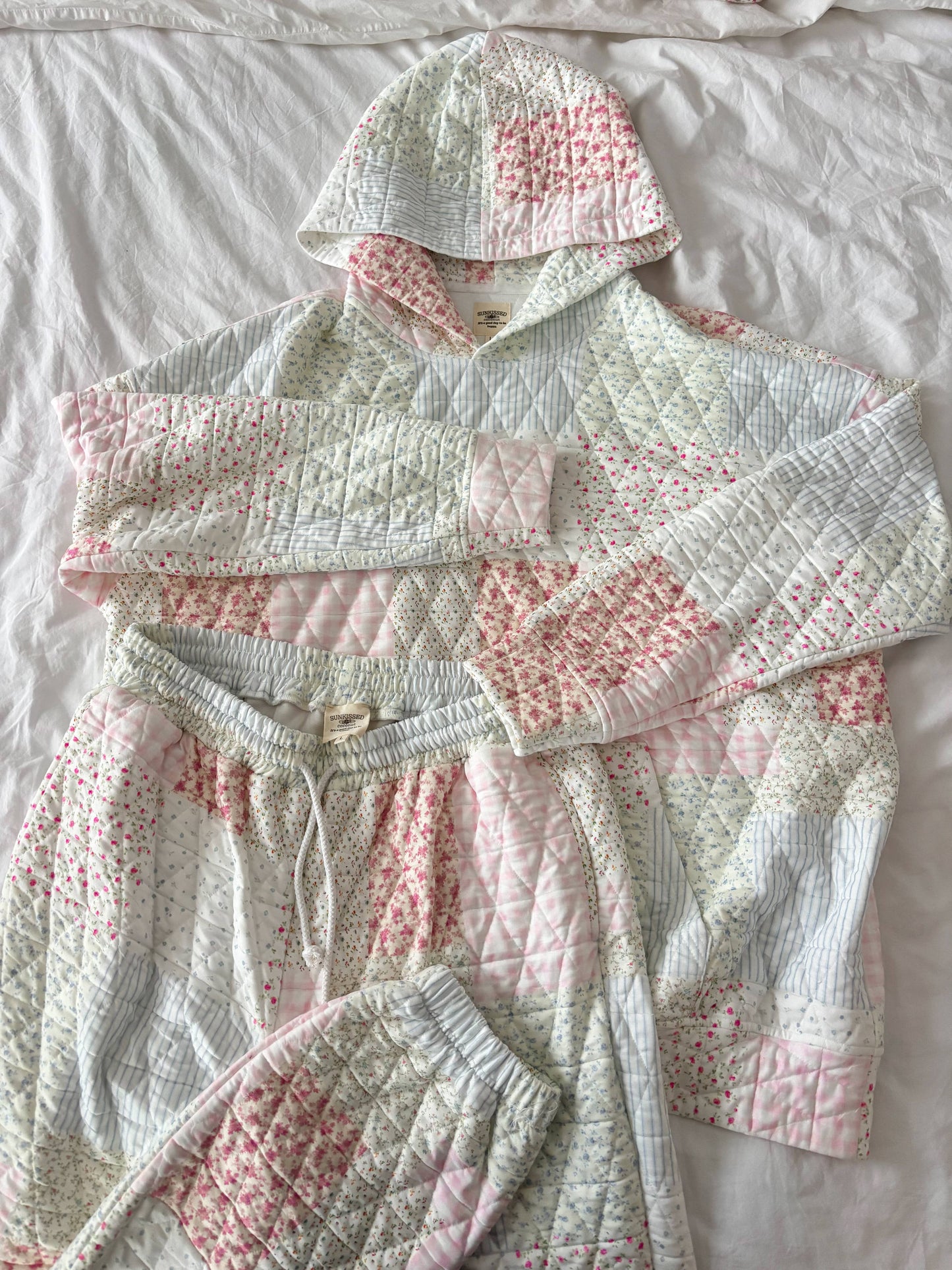 Quilted Pastel Hoodie PRE ORDER
