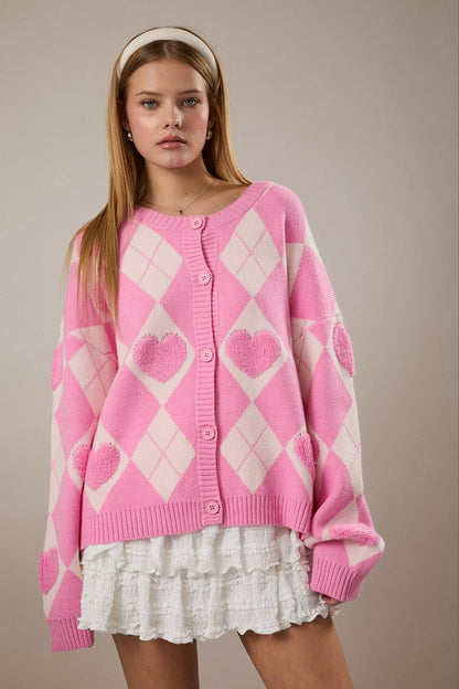 First Crush Pink 💖 Cardigan