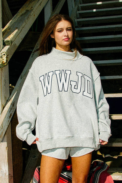 WWJD MOCKNECK