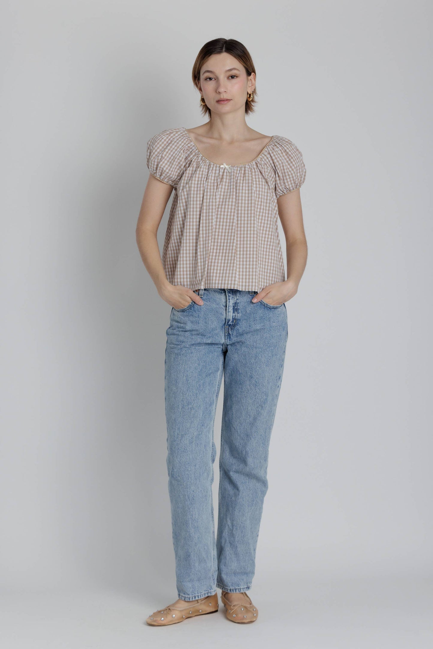 Gingham Picnic Top