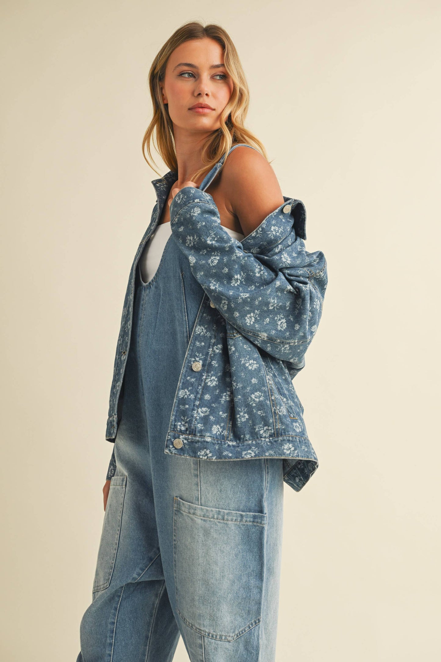 Denim Bloom Jacket
