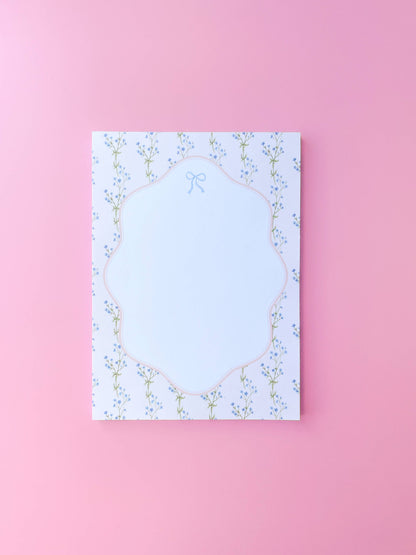 Pink Bow Notepad