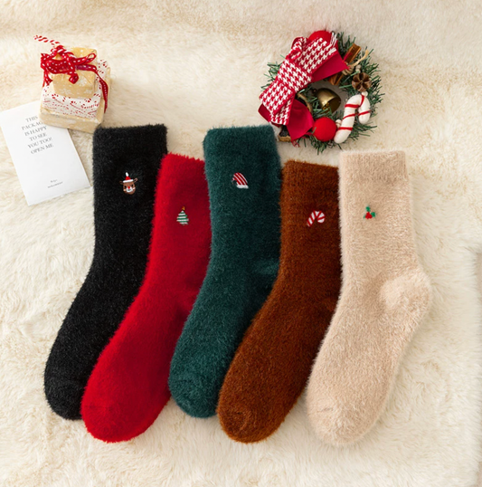 Holiday Cozy Fuzzy Socks (surprise pair)