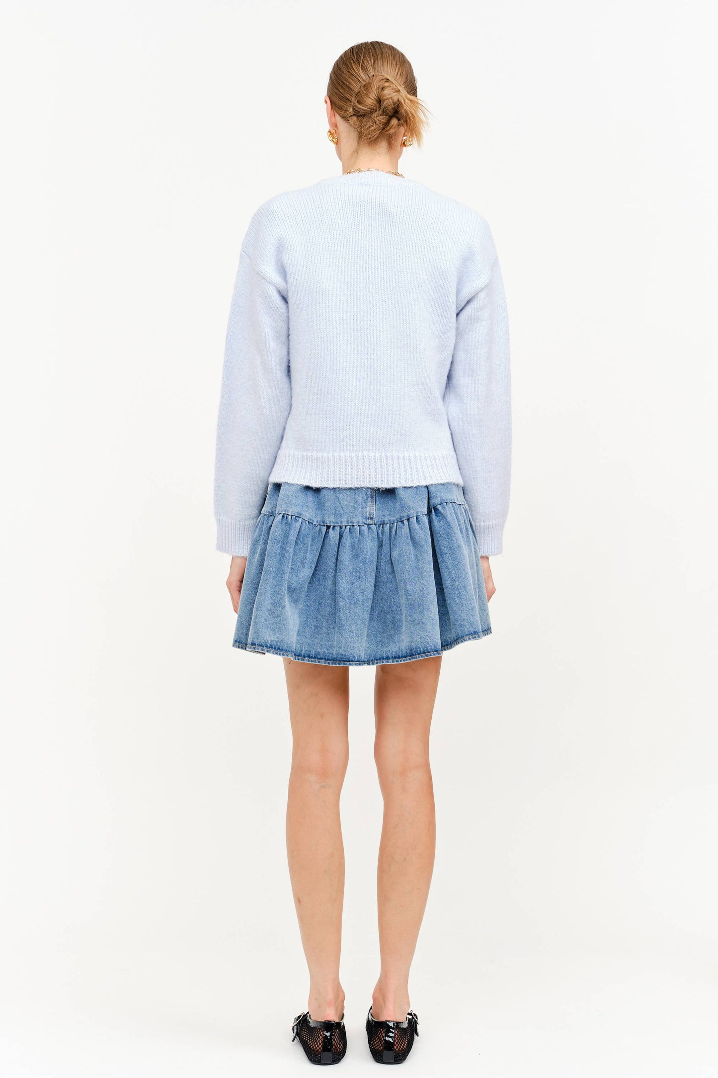 Beary Luv U Teddy Cardigan (light blue) RESTOCK