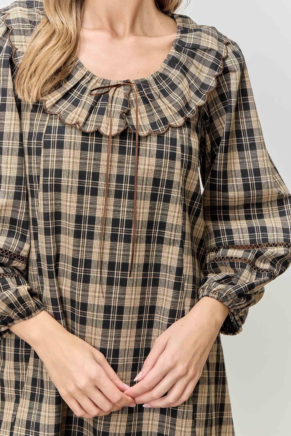 Holly Pine Cottage Plaid Dress
