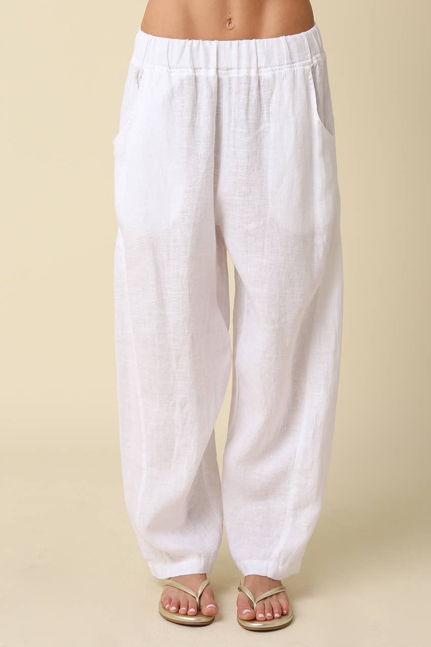 Hamptons Relaxed Linen Pants