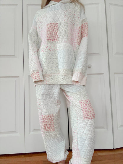 Quilted Pastel Joggers PREORDER