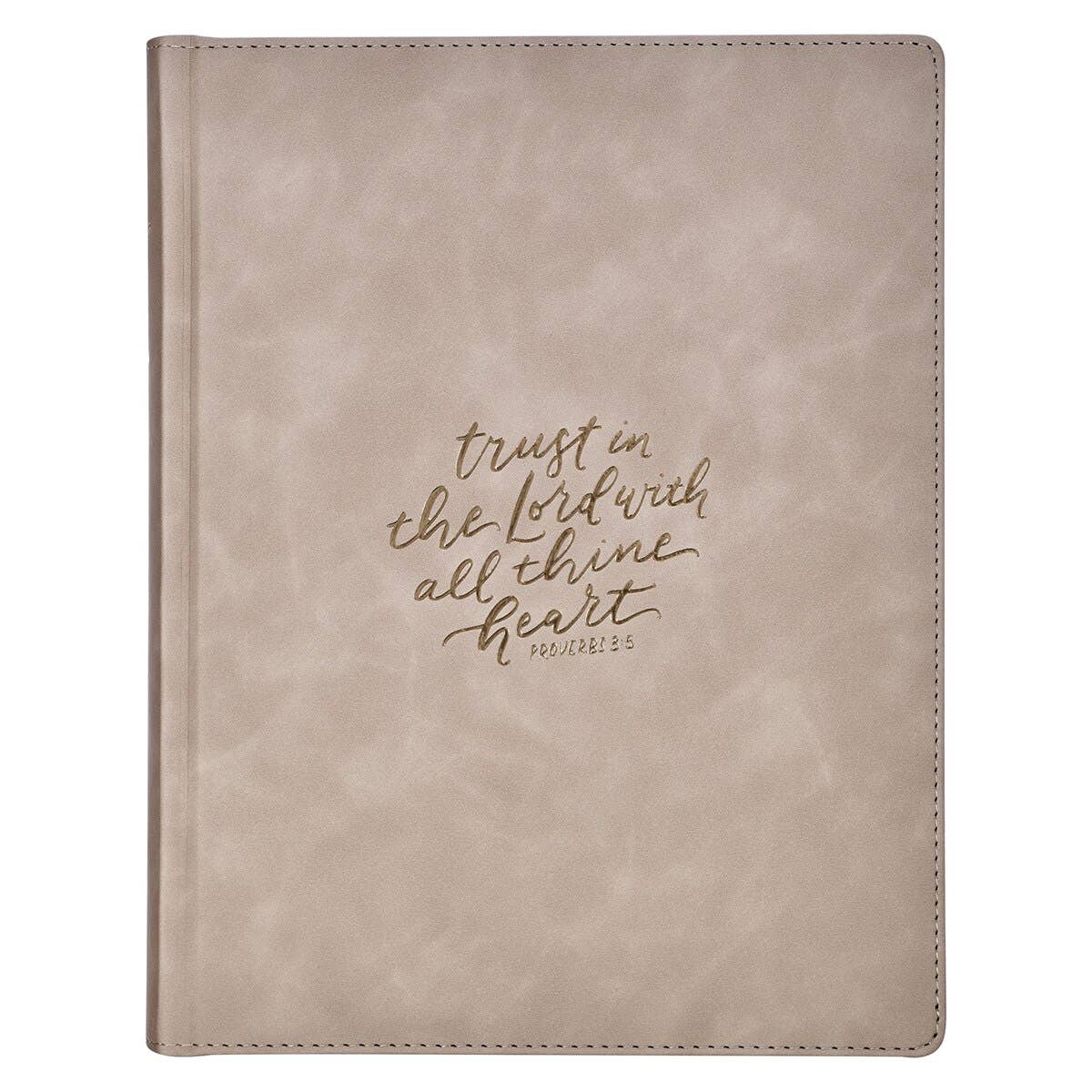 KJV Note-taking Bible LP Faux Leather HC Trust the Lord