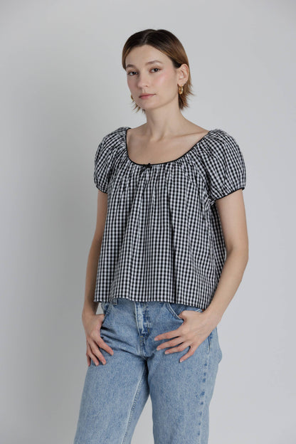 Gingham Picnic Top