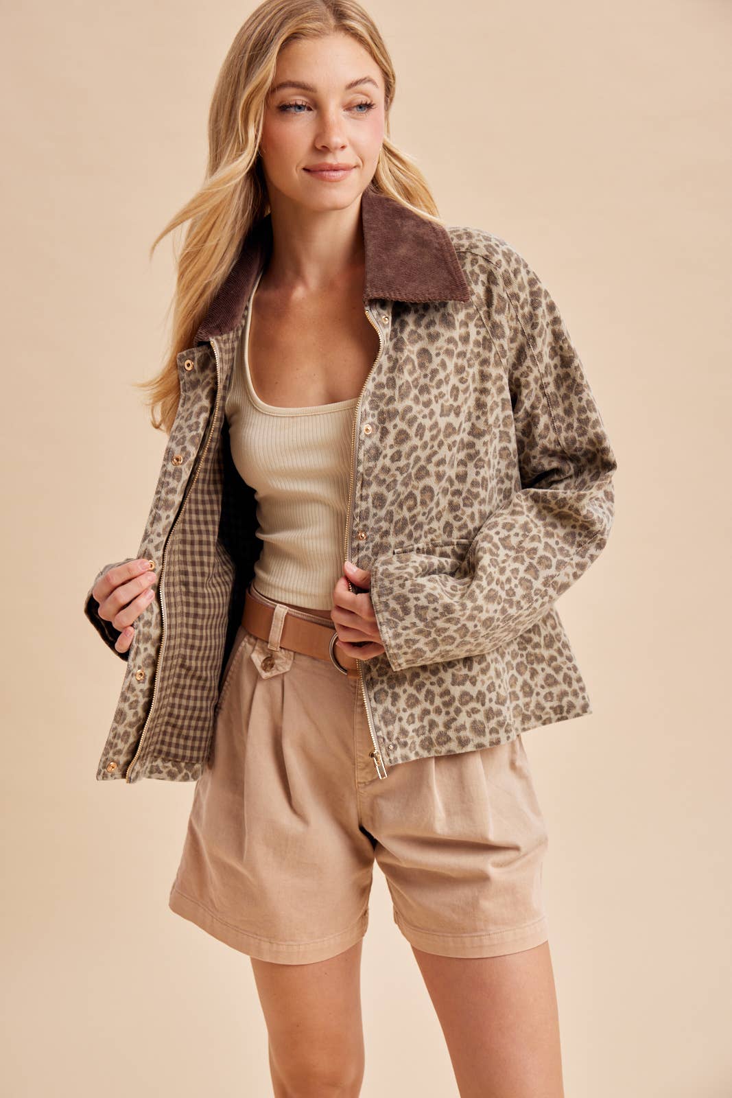 Ashby Leopard Barn Jacket