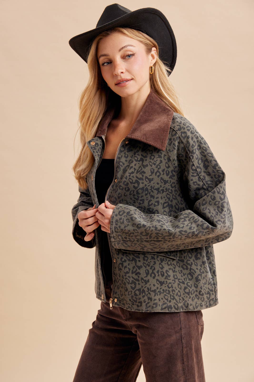 Ashby Leopard Barn Jacket