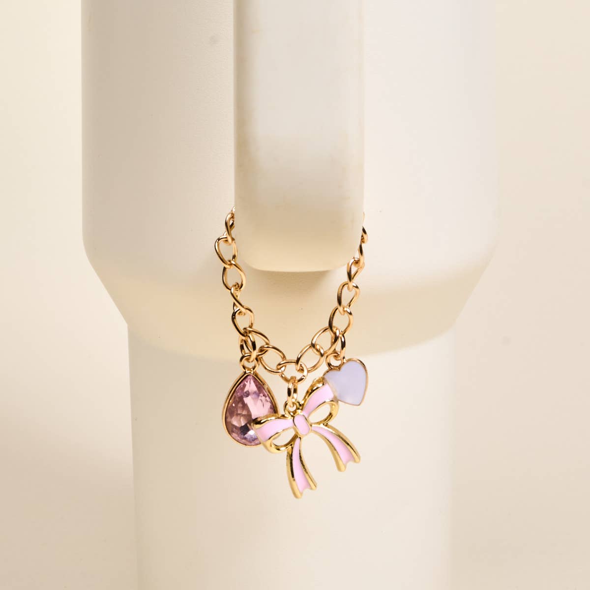 Tumbler Charm–Blushing Beauty