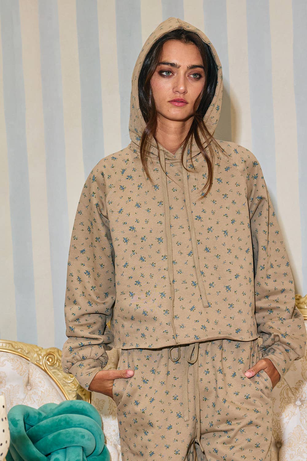 Blueberry Oat Cookie Hoodie Lounge Set