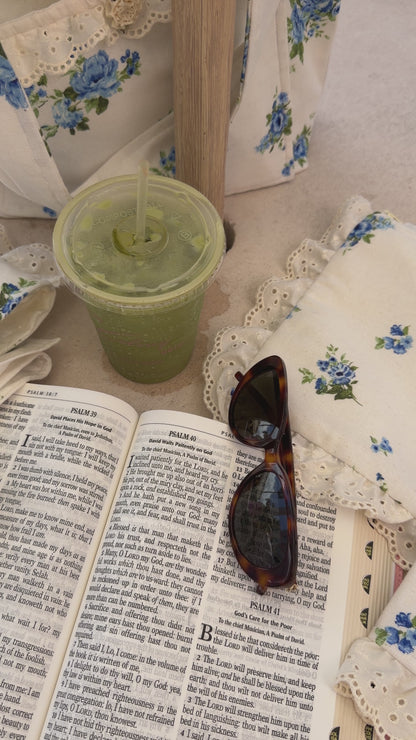 Palm Bloom Bible Cover ships 2-3 weeks